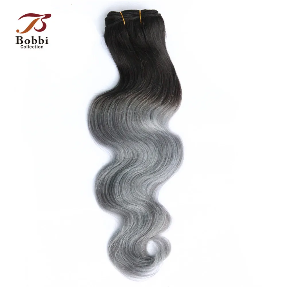 Bobbi Collection 1 Bundle Brazilian Body Wave Two Tone T 1B Grey Remy Human Hair Extension Ombre Hair Weave Bundles
Bobbi Collection 1 Bundle Brazilian Body Wave Two Tone T 1B Grey Remy Human Hair Extension Ombre Hair Weave Bundles