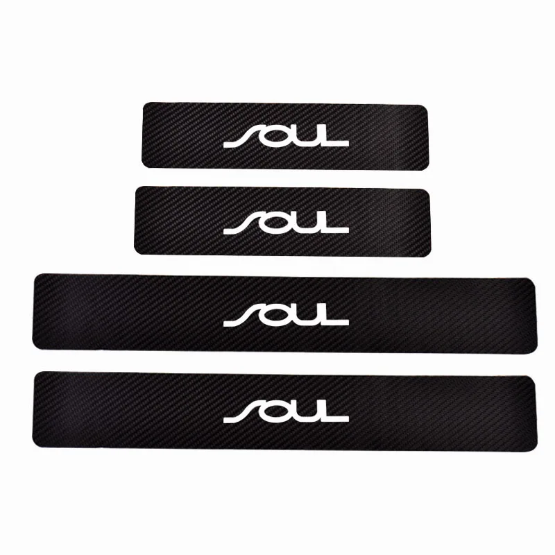 4Pcs Carbon Fiber Pu leather For Kia Soul Car Door Sill Scuff Plate Protector Car Accessories
4Pcs Carbon Fiber Pu leather For Kia Soul Car Door Sill Scuff Plate Protector Car Accessories