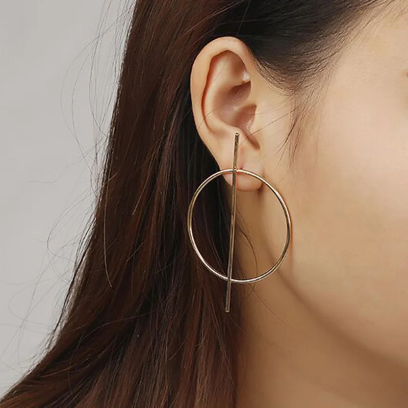 Fashion Minimalist Geometric Circular Earring Contracted Temperament Earrings Long Female Drop Earrings For Women
Fashion Minimalist Geometric Circular Earring Contracted Temperament Earrings Long Female Drop Earrings For Women