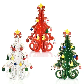 2018 New Red Green White DIY Table Decoration Wooden Christmas Tree + Ornament New Year Kids Christmas Gift Shop Bar Decor
2018 New Red Green White DIY Table Decoration Wooden Christmas Tree + Ornament New Year Kids Christmas Gift Shop Bar Decor