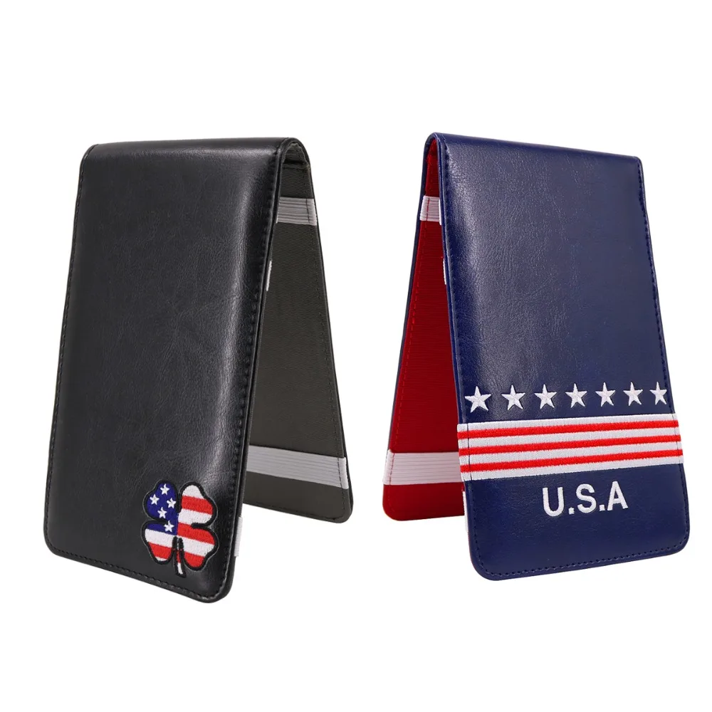 Craftsman Golf Scorecard Holder Yardage Book Cover U.S.A Кожаный Прочный | Спорт и развлечения