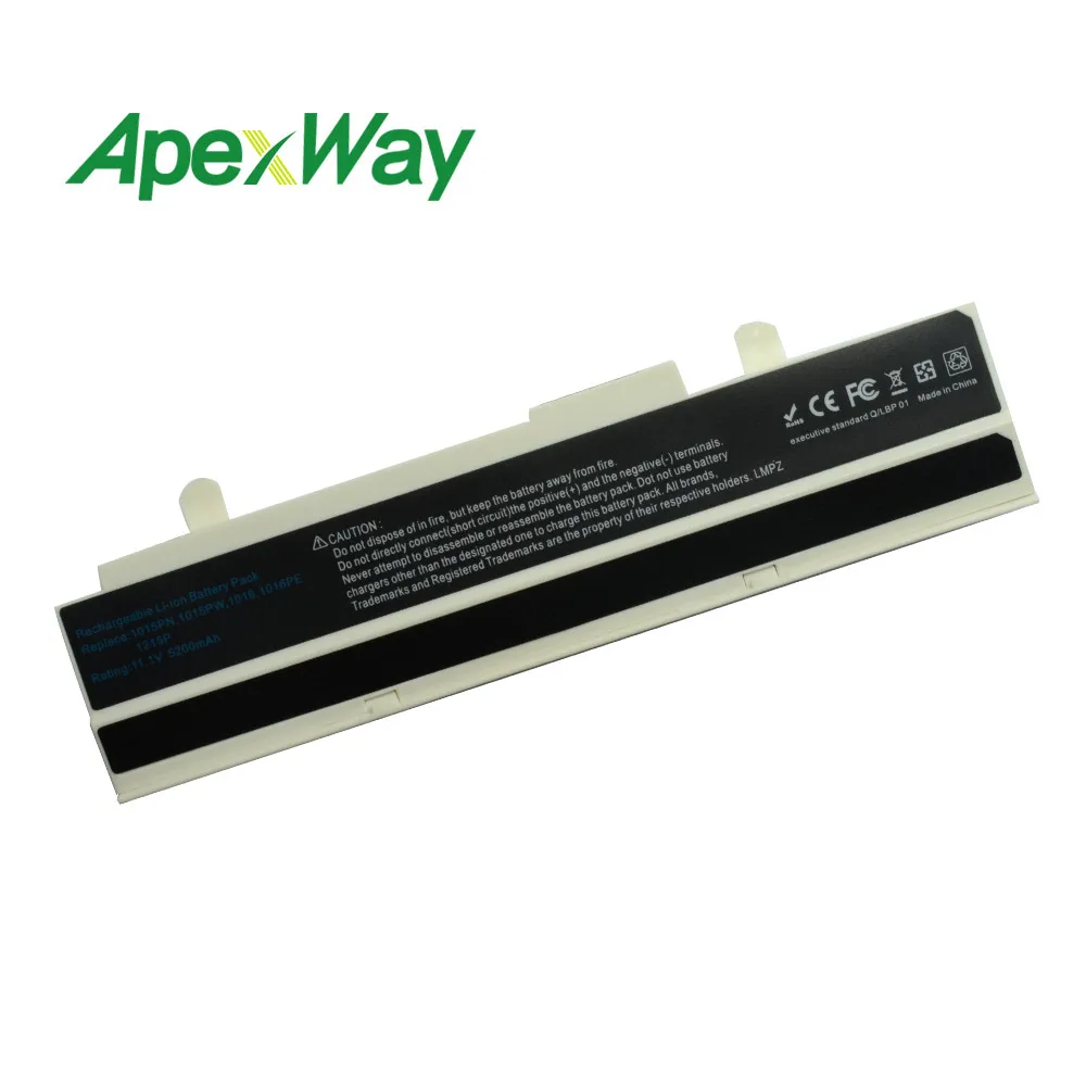 ApexWay 11.1v 9 Cells white laptop Battery for ASUS A32-1015 A31-1015 AL31-1015 PL32-1015,Eee PC 1011 1015 1016 R011 R051 Series
ApexWay 11.1v 9 Cells white laptop Battery for ASUS A32-1015 A31-1015 AL31-1015 PL32-1015,Eee PC 1011 1015 1016 R011 R051 Series