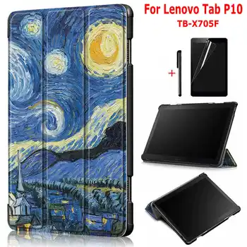 Magnetic Colorful Printed Smart PU Leather Case for Lenovo Tab P10 TB-X705F 10.1" Tablet Funda Capa Cover+Screen Film+Touch Pen
Magnetic Colorful Printed Smart PU Leather Case for Lenovo Tab P10 TB-X705F 10.1" Tablet Funda Capa Cover+Screen Film+Touch Pen