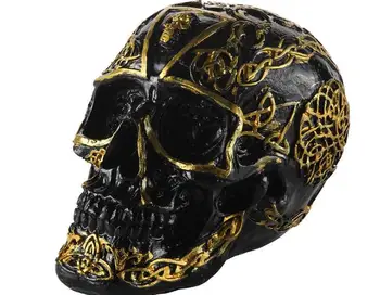 Halloween Decoration + Christmas Resin Black Gold Skull Sculpture Furniture Accessories
Halloween Decoration + Christmas Resin Black Gold Skull Sculpture Furniture Accessories