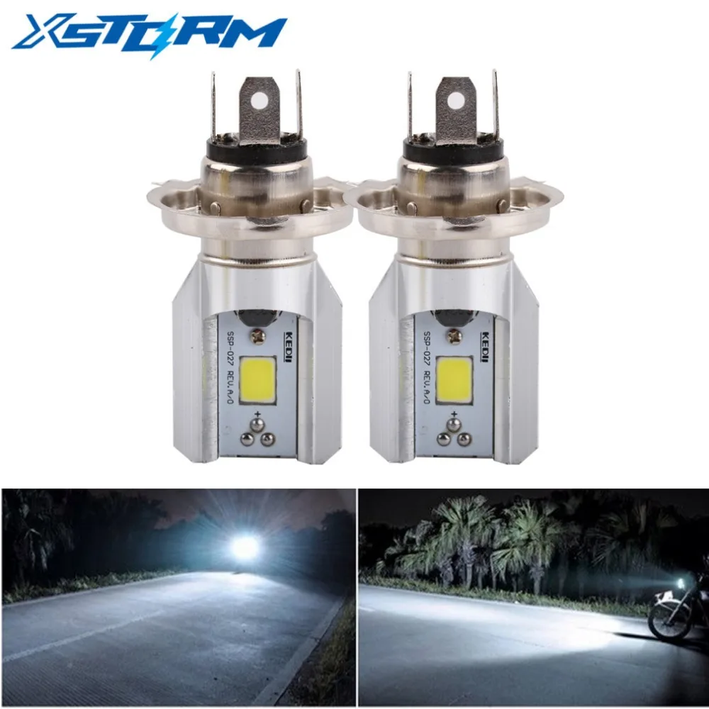 20PCS H4 Led Motorcycle Headlight Bulbs COB 1000LM H/L Lamp Scooter ATV Moto Accessories Fog Lights 6000K Super White |