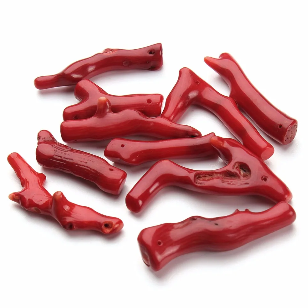 LOULEUR 5pcs/lot 20-40mm Irregular Natural Red Coral Loose Beads for Bracelet Jewelry Making Tree Design Coral Pendant Charms
LOULEUR 5pcs/lot 20-40mm Irregular Natural Red Coral Loose Beads for Bracelet Jewelry Making Tree Design Coral Pendant Charms