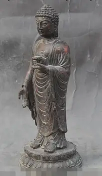 Free shipping S02946 old chinese buddhism bronze lotus sakyamuni Shakyamuni Tathagata buddha statue
Free shipping S02946 old chinese buddhism bronze lotus sakyamuni Shakyamuni Tathagata buddha statue