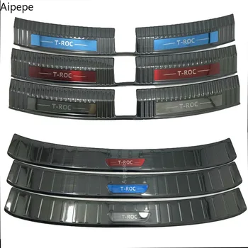 Inner&Outer Rear Trunk Boot Bumper Guard Protector Trim Stainless Steel 2pcs for VW Volkswagen T-Roc 2017 2018 2019 Car Styling
Inner&Outer Rear Trunk Boot Bumper Guard Protector Trim Stainless Steel 2pcs for VW Volkswagen T-Roc 2017 2018 2019 Car Styling