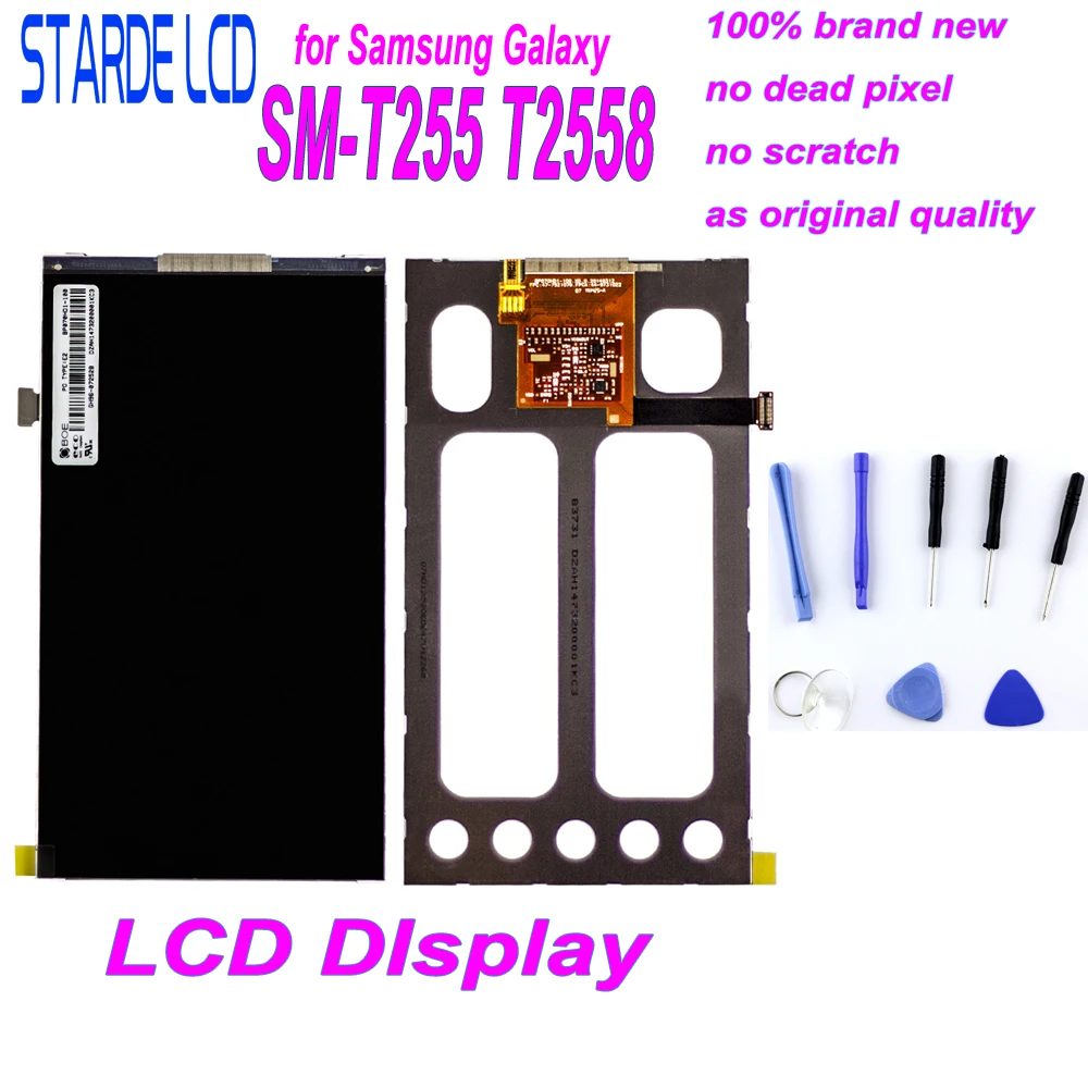 Starde LCD for Samsung Galaxy Tab Q T255 SM-T255 T2558 SM-T2558 LCD Display Screen Tablet Replacement with Free Tools
Starde LCD for Samsung Galaxy Tab Q T255 SM-T255 T2558 SM-T2558 LCD Display Screen Tablet Replacement with Free Tools