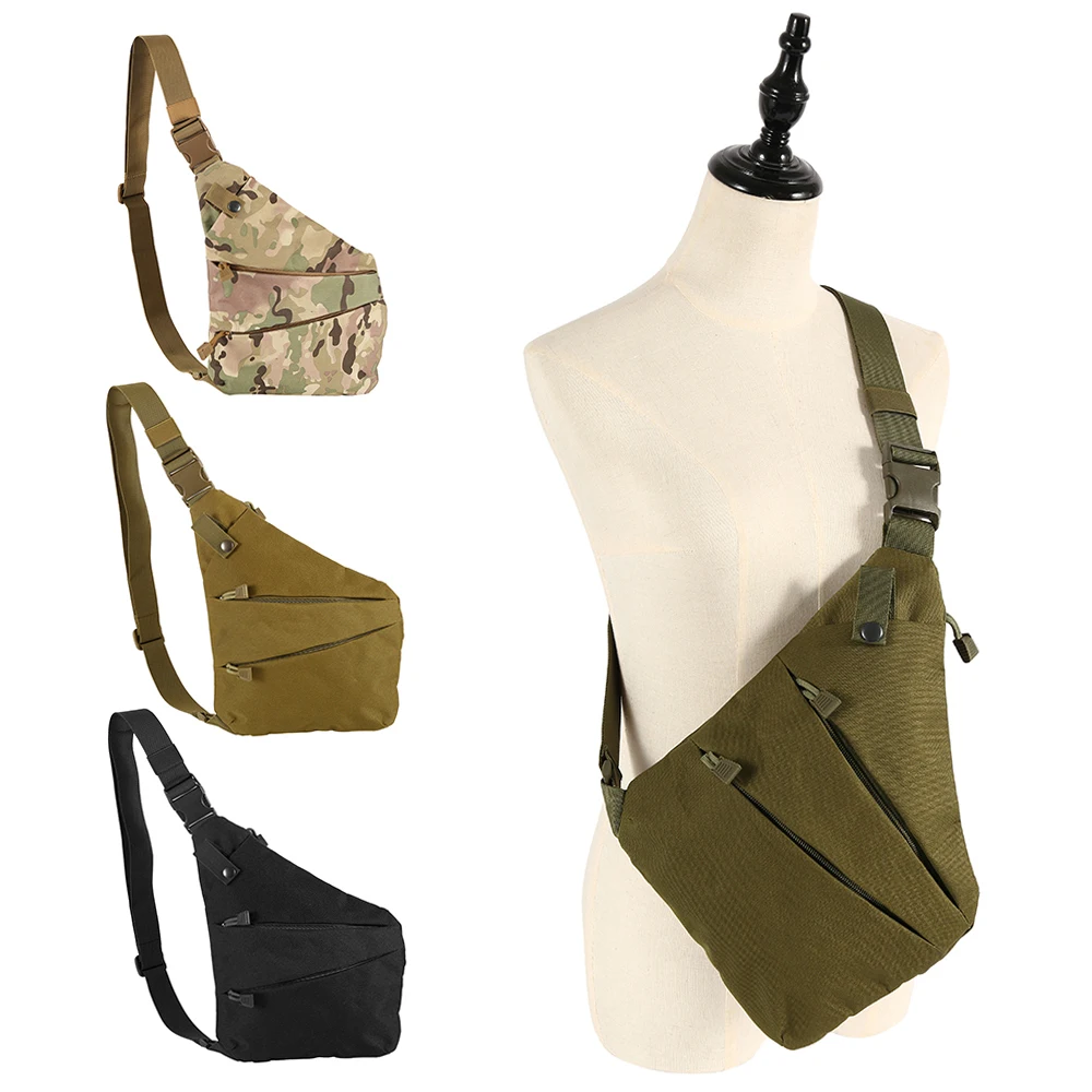Multifunctional Concealed Tactical Storage Gun Bag Holster Men's Left Nylon Shoulder Bag Anti-theft Bag Chest Bag Hunting
Multifunctional Concealed Tactical Storage Gun Bag Holster Men's Left Nylon Shoulder Bag Anti-theft Bag Chest Bag Hunting
