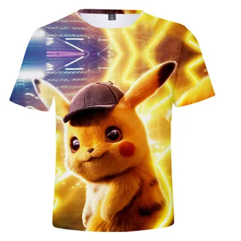 Pokemon Detective Pikachu 3D Printed Children Summer Short Sleeve T shirt 2019 NEW Streetwear kids T shirts clothes shirt kids
Pokemon Detective Pikachu 3D Printed Children Summer Short Sleeve T shirt 2019 NEW Streetwear kids T shirts clothes shirt kids