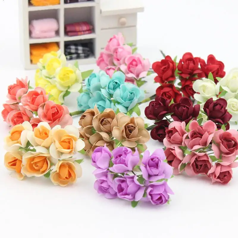 2/bundle Beautiful Silk Gradient Mini Rose Flower Bouquet For Wedding Decoration DIY Wreath Gift Scrapbooking Fake Flowers
2/bundle Beautiful Silk Gradient Mini Rose Flower Bouquet For Wedding Decoration DIY Wreath Gift Scrapbooking Fake Flowers