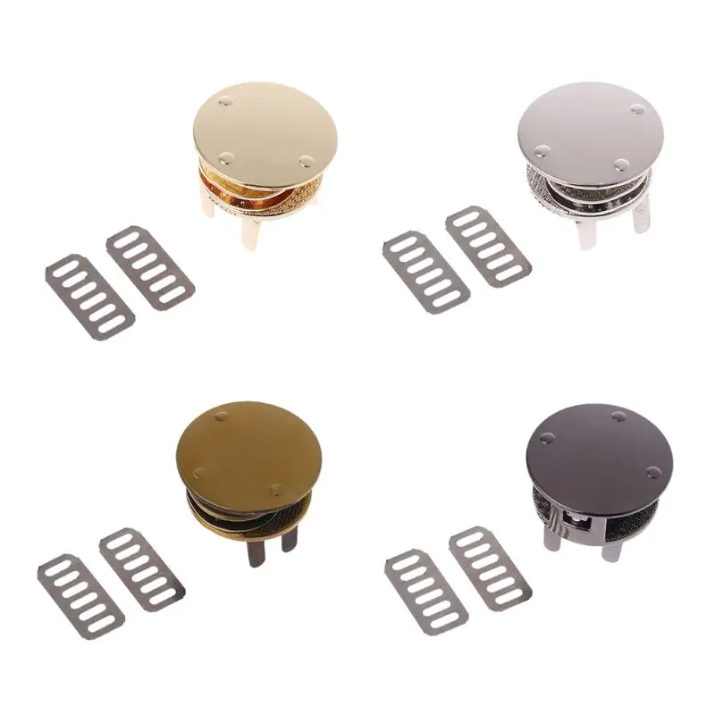 New 1 Pc Round Metal Lock Bag Case Buckle Clasp For Handbags Shoulder Bags Purse Tote Accessories DIY Craft Replacement 4 Colors
New 1 Pc Round Metal Lock Bag Case Buckle Clasp For Handbags Shoulder Bags Purse Tote Accessories DIY Craft Replacement 4 Colors