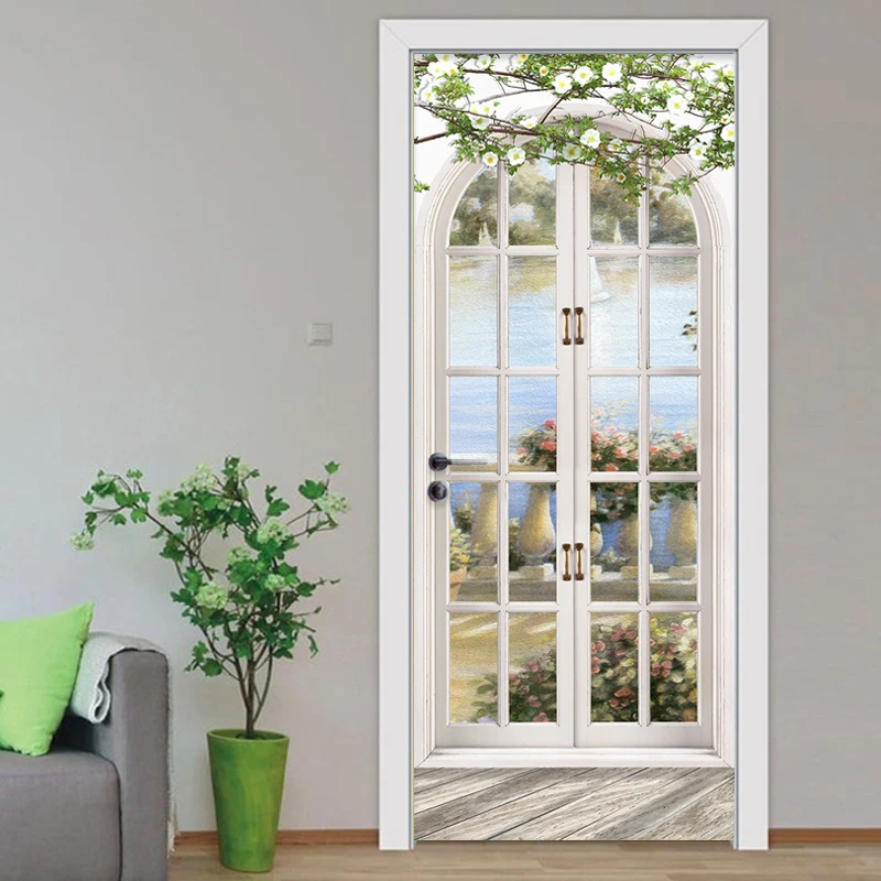 European Style 3d Door Renovation Decals Rural Landscape Picture Self Adhesive Waterproof Home Decoration Print Canvas Applique
European Style 3d Door Renovation Decals Rural Landscape Picture Self Adhesive Waterproof Home Decoration Print Canvas Applique