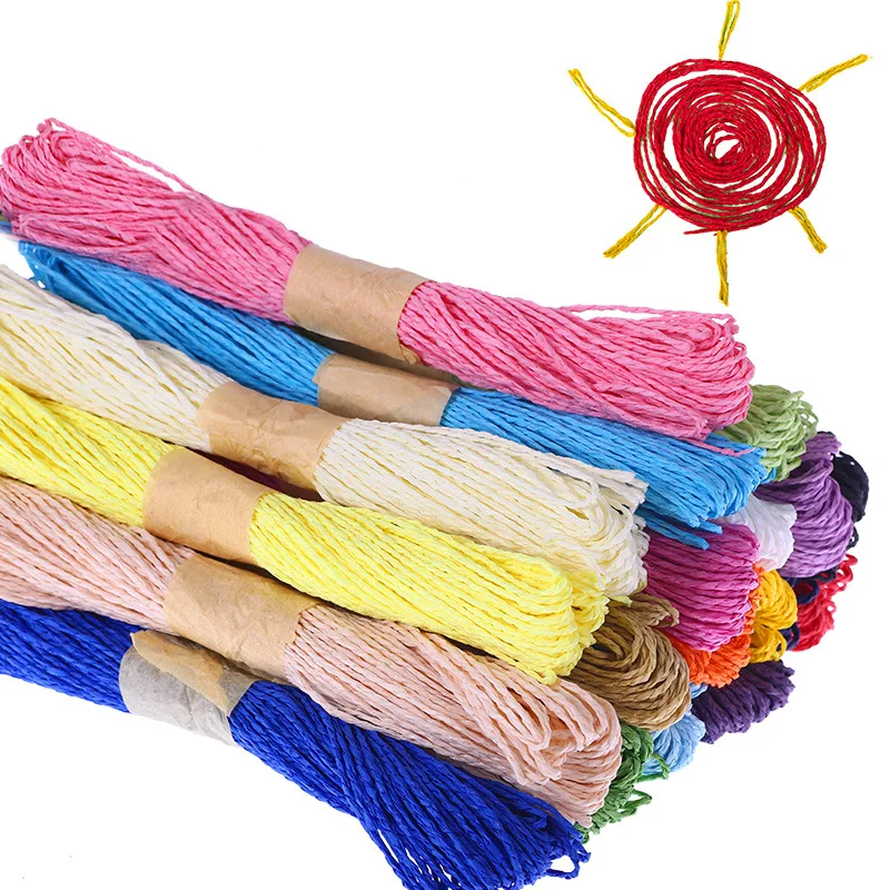 2Rolls 25M Color Paper Ropes Children DIY Hand Materials Wedding Party Decoration Cords Florists Crafts Gift Packing String
2Rolls 25M Color Paper Ropes Children DIY Hand Materials Wedding Party Decoration Cords Florists Crafts Gift Packing String
