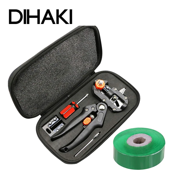 Garden Tools Grafting Pruner Chopper Vaccination Cutting Tree Plant Shears Scissor and 2M Graft Film Tape Grafting Machine
Garden Tools Grafting Pruner Chopper Vaccination Cutting Tree Plant Shears Scissor and 2M Graft Film Tape Grafting Machine