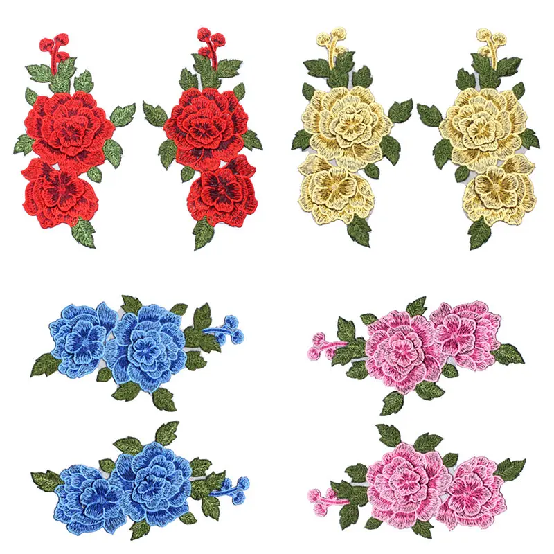 2 part/set Beautiful Rose Flower Embroidery Sew On Patch Dress Hat Bag Jeans Applique Craft Clothing Lace Accessories
2 part/set Beautiful Rose Flower Embroidery Sew On Patch Dress Hat Bag Jeans Applique Craft Clothing Lace Accessories