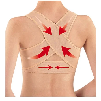 Women's Hunchback Posture Shape Corrector Upper Shoulder With Push Up Bra Chest Support (S/M/L/XL Beige Black)
Women's Hunchback Posture Shape Corrector Upper Shoulder With Push Up Bra Chest Support (S/M/L/XL Beige Black)