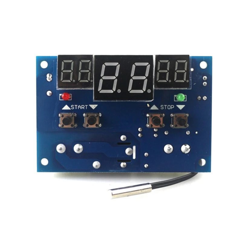 W1401 DC 12V digital display thermostat Intelligent temperature controller thermometer control -9~99 centigrade with NTC sensor
W1401 DC 12V digital display thermostat Intelligent temperature controller thermometer control -9~99 centigrade with NTC sensor