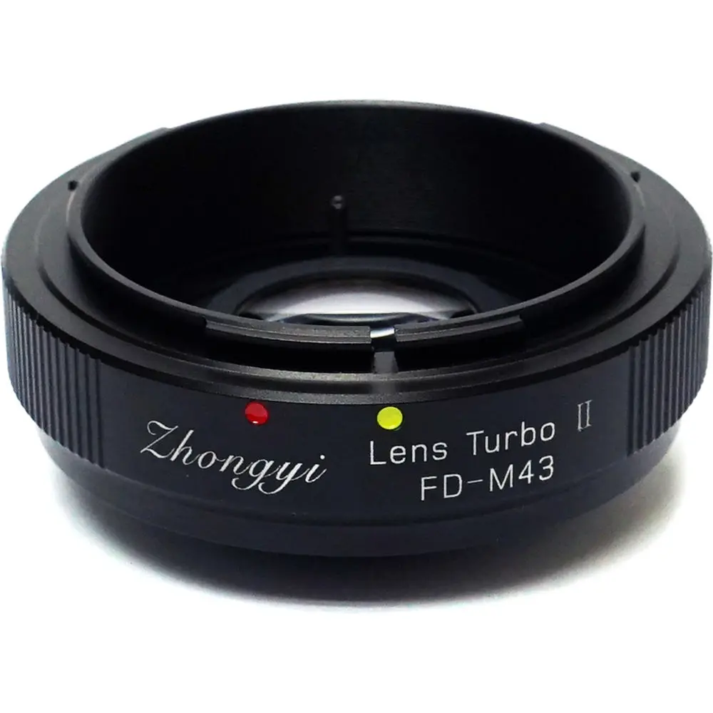 Zhongyi Lens Turbo II Focal Reducer Speed Booster Adapter for Canon FD Mount Lens to Micro Four Thirds MFT Camera M4/3 MFT GH4
Zhongyi Lens Turbo II Focal Reducer Speed Booster Adapter for Canon FD Mount Lens to Micro Four Thirds MFT Camera M4/3 MFT GH4
