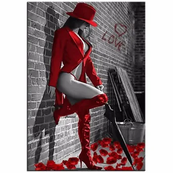 5D DIY Diamond embroidery Sexy Red Lady diamond painting Cross Stitch full square Rhinestone mosaic home decor Z86
5D DIY Diamond embroidery Sexy Red Lady diamond painting Cross Stitch full square Rhinestone mosaic home decor Z86