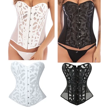 New High Elasticity Corset Bustier Waist Trainer Push up Overbust Corselet Breathable Fabric Lingerie Sexy Lace up Overbust 
New High Elasticity Corset Bustier Waist Trainer Push up Overbust Corselet Breathable Fabric Lingerie Sexy Lace up Overbust