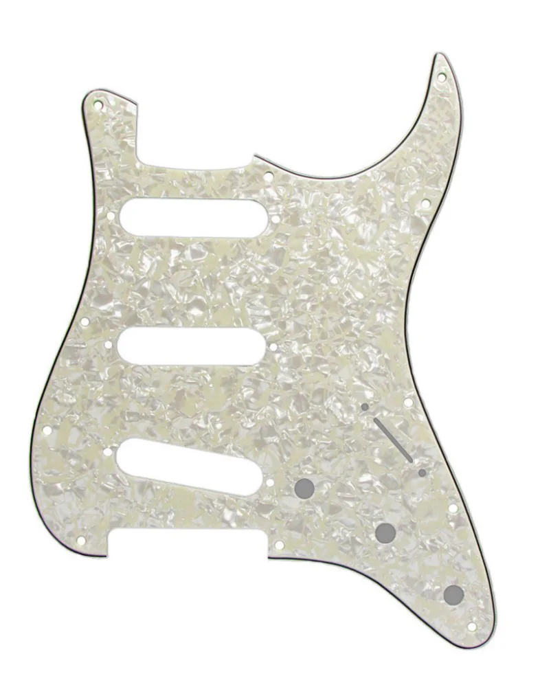Бесплатная доставка! 4Ply 11 винтовых отверстий SSS Strat ST Style электрогитара марингард DIY/замена (светло-кремовый жемчуг с винтами)
Бесплатная доставка! 4Ply 11 винтовых отверстий SSS Strat ST Style электрогитара марингард DIY/замена (светло-кремовый жемчуг с винтами)