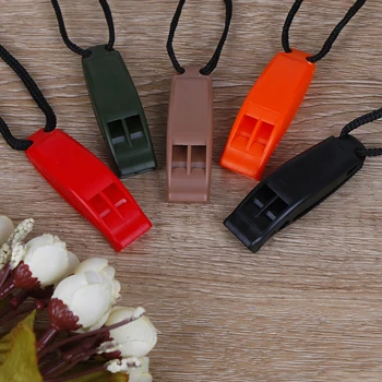 Dual band outdoor sports survival whistle lifesaving emergency SOS whistle cheerleader cheer Cheerleading with ropeRings 5pieces
Dual band outdoor sports survival whistle lifesaving emergency SOS whistle cheerleader cheer Cheerleading with ropeRings 5pieces