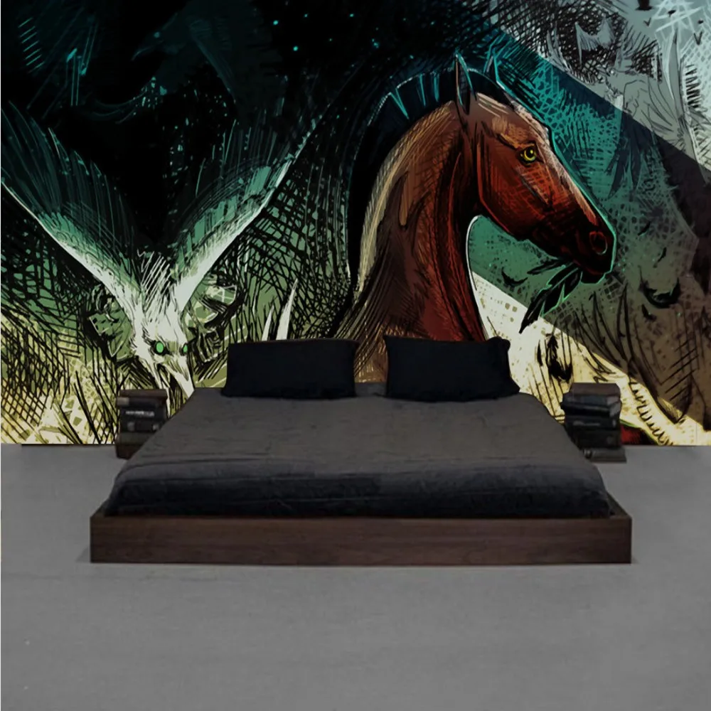 Free Shipping Custom 3D Wallpaper Creative Industrial Wind Eagle Running Horse Background WallPaper Mural Hall Wallpaper Design
Free Shipping Custom 3D Wallpaper Creative Industrial Wind Eagle Running Horse Background WallPaper Mural Hall Wallpaper Design