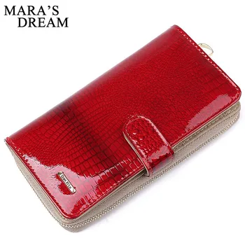 Mara's Dream 2018 New Bright Genuine Leather Women Wallets Alligator Grain Vertical Hasp Solid Red Coin Credit Card Holder Purse
Mara's Dream 2018 New Bright Genuine Leather Women Wallets Alligator Grain Vertical Hasp Solid Red Coin Credit Card Holder Purse