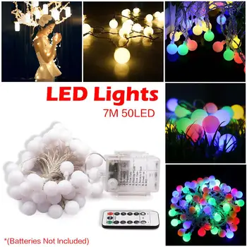 8 lighting model 50led Fairy LED String Lights Christmas Round Ball Blubs Wedding Party Lamp with Remote Control
8 lighting model 50led Fairy LED String Lights Christmas Round Ball Blubs Wedding Party Lamp with Remote Control