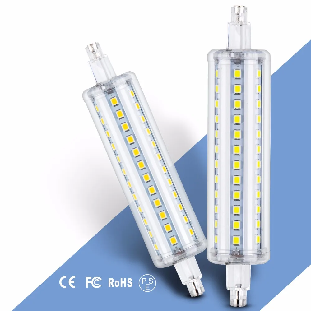 

R7S LED 118mm Corn Bulb 78mm Horizontal Plug Lights 135mm Bombilla r7s LED Lamp 220V LED Bulb 189mm Replace Halogen Floodlight