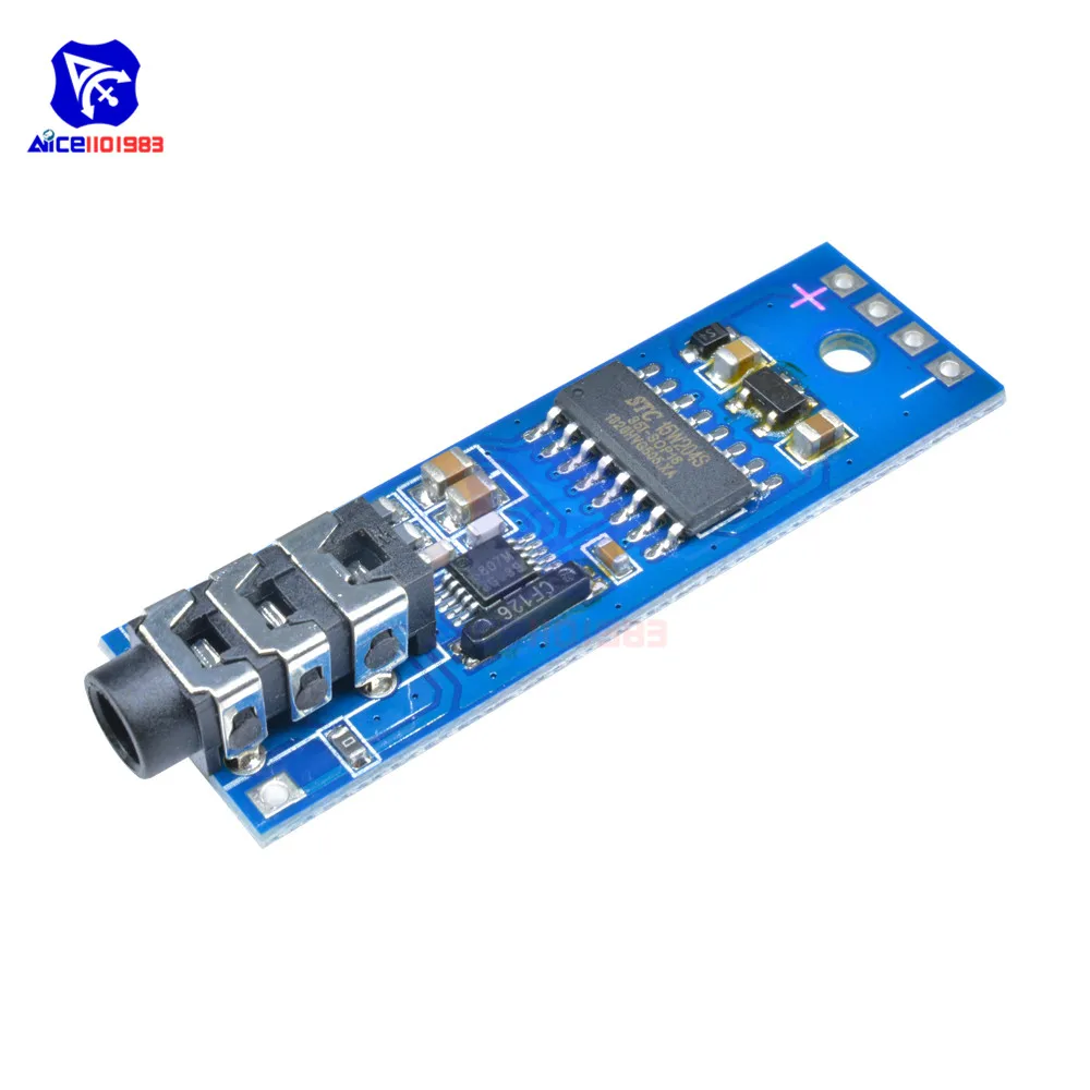 Digital Frequency Stabilization Stereo FM Radio Receiver Module 76MHz -115MHz MCU
Digital Frequency Stabilization Stereo FM Radio Receiver Module 76MHz -115MHz MCU