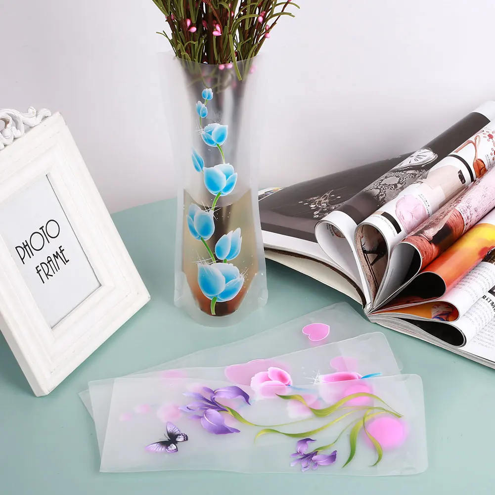 3 Foldable Foldable Flower Vase Folding Vases Reusable Plastic Vase Durable PVC 27*12cm Plant Pot Ornament Wedding Party Desktop
3 Foldable Foldable Flower Vase Folding Vases Reusable Plastic Vase Durable PVC 27*12cm Plant Pot Ornament Wedding Party Desktop
