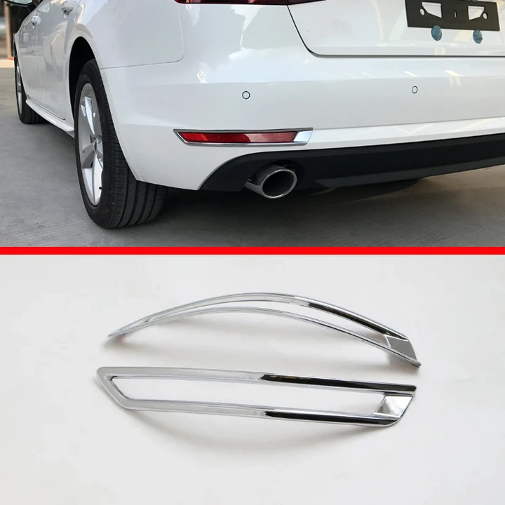 For Audi A4 2017 2018 ABS Chrome Rear Fog light lamp cover trim Car Accessories Stickers W4
For Audi A4 2017 2018 ABS Chrome Rear Fog light lamp cover trim Car Accessories Stickers W4