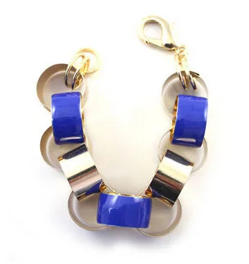 2014 New Fashion Wholesale Gold Blue Color Alloy Connected Circle Bracelet Bangle Gift Jewelry
2014 New Fashion Wholesale Gold Blue Color Alloy Connected Circle Bracelet Bangle Gift Jewelry