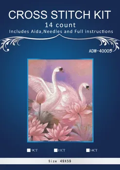 Three swans Patterns Counted Cross Stitch 14CT Cross Stitch Set Chinese Cotton Cross-stitch Kit Embroidery Needlework
Three swans Patterns Counted Cross Stitch 14CT Cross Stitch Set Chinese Cotton Cross-stitch Kit Embroidery Needlework