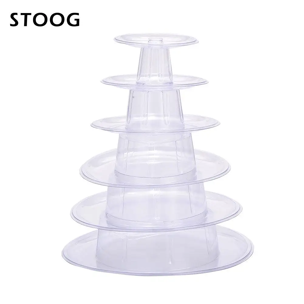 Display Rack Desktop DIY Environmental 6 Tiers Cake Stand Economic Decoration Plastic Macarons Rack Cookies Home Birthday
Display Rack Desktop DIY Environmental 6 Tiers Cake Stand Economic Decoration Plastic Macarons Rack Cookies Home Birthday