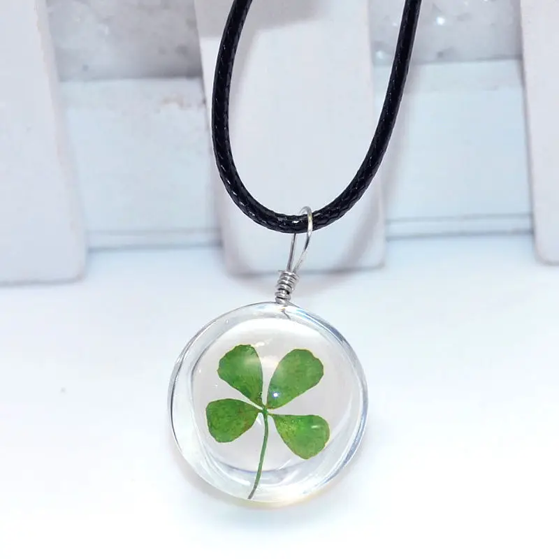 24PC Wholesale Fashion Flower Lockets Necklace Leather Chain Four Green Leaf Ball Pendant Natural Plant Jewelry For Women Girls
24PC Wholesale Fashion Flower Lockets Necklace Leather Chain Four Green Leaf Ball Pendant Natural Plant Jewelry For Women Girls