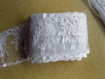 Latest Bridal French African Tulle Lace White Satin Gauze Wedding Lace Trim
Latest Bridal French African Tulle Lace White Satin Gauze Wedding Lace Trim
