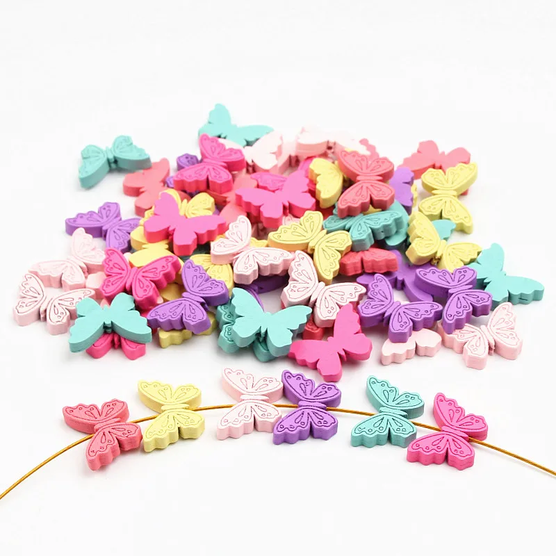 40pcs Engraving Pattern Butterfly Wood Beads For Jewelry Making DIY Craft Gifts For Child Lead-Free Beads
40pcs Engraving Pattern Butterfly Wood Beads For Jewelry Making DIY Craft Gifts For Child Lead-Free Beads