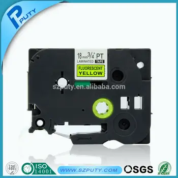 10 packs 18mm TZe-C41 Black on Flu.Yellow TZ-C41 compatible label tapes for EZ label printers
10 packs 18mm TZe-C41 Black on Flu.Yellow TZ-C41 compatible label tapes for EZ label printers