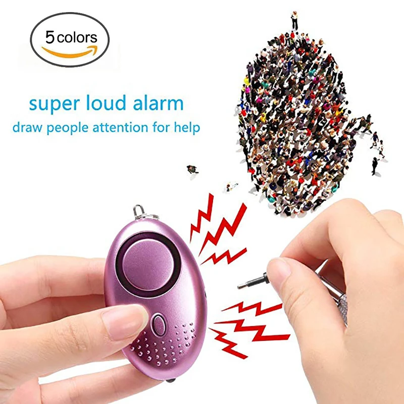 Self Defense Alarm 130dB Egg Shape Girl Women Security Protect Alert Personal Safety Scream Loud Keychain Emergency Alarm
Self Defense Alarm 130dB Egg Shape Girl Women Security Protect Alert Personal Safety Scream Loud Keychain Emergency Alarm