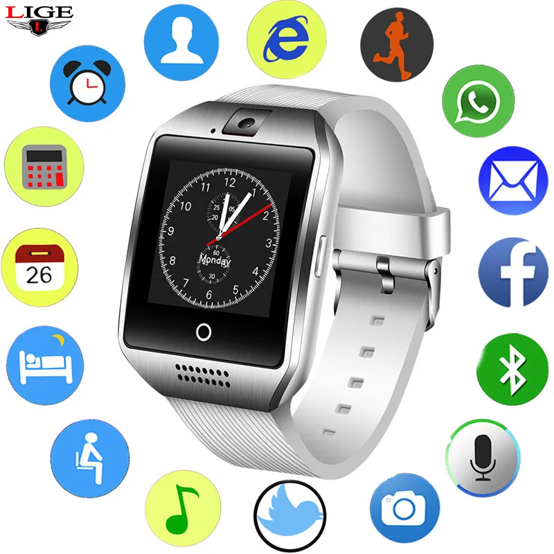 LIGE Men Women Large Dial Smart Watch men Sport Waterproof Smartwatch Support SIM Card Voice Call Bluetooth Music Player+Box
LIGE Men Women Large Dial Smart Watch men Sport Waterproof Smartwatch Support SIM Card Voice Call Bluetooth Music Player+Box