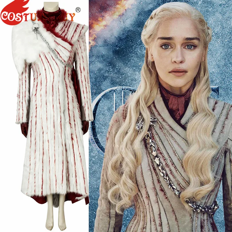 CostumeBuy Game of Thrones Season 8 Daenerys Targaryen Costume Cosplay Halloween Outfit Game Of Thrones Costume Fancy Dress
CostumeBuy Game of Thrones Season 8 Daenerys Targaryen Costume Cosplay Halloween Outfit Game Of Thrones Costume Fancy Dress