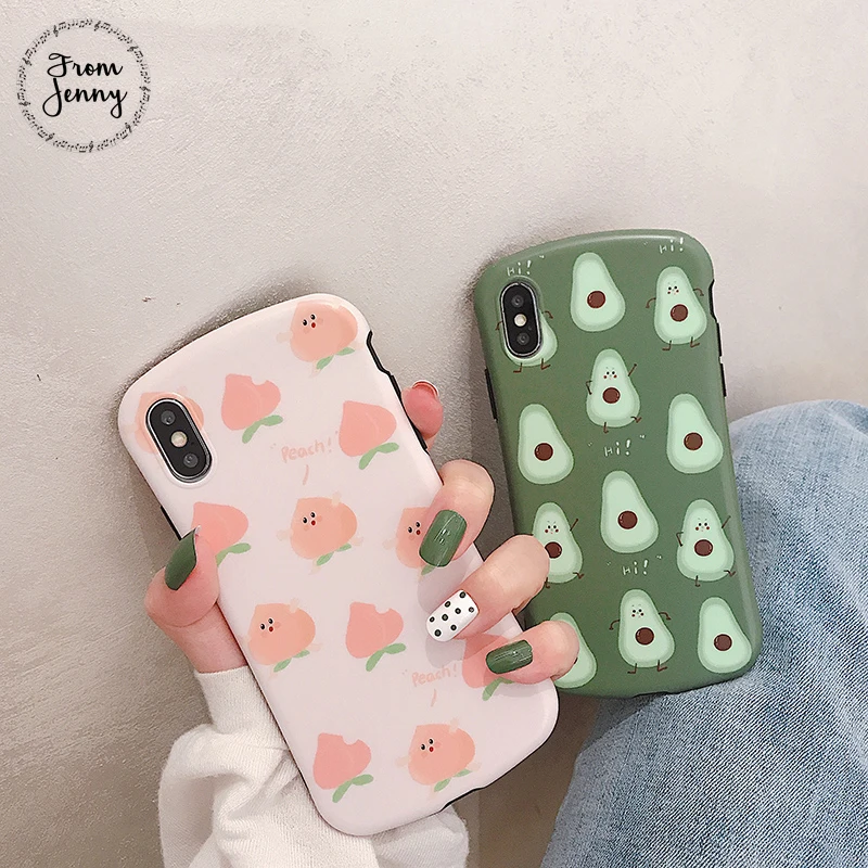From Jenny Small waist and multiple fruits for iPhone x xr xs max 6 6s 7 8 Plus avocado silicone protective soft shell
From Jenny Small waist and multiple fruits for iPhone x xr xs max 6 6s 7 8 Plus avocado silicone protective soft shell