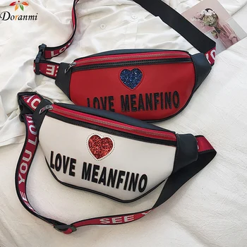 DORANMI Letter Appliques Waist Bags For Women 2019 Leather Fanny Pack Fashion Chest Bags Crossbody Belt Bag Heart Nerka DJB509
DORANMI Letter Appliques Waist Bags For Women 2019 Leather Fanny Pack Fashion Chest Bags Crossbody Belt Bag Heart Nerka DJB509