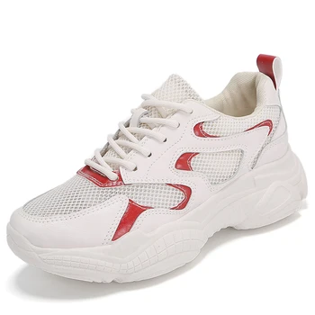 2019 new Women Sneakers Thick Sole Shoes white yellow and black sport shoes Walking Jogging zapatos de mujer M4-67
2019 new Women Sneakers Thick Sole Shoes white yellow and black sport shoes Walking Jogging zapatos de mujer M4-67
