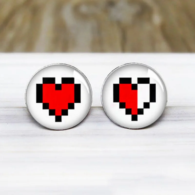 Zelda Heart Glass Cabochon Earrings Silver Jewelry Accessories Hypoallergenic Stud Earrings for Sensitive Ears Women Gifts
Zelda Heart Glass Cabochon Earrings Silver Jewelry Accessories Hypoallergenic Stud Earrings for Sensitive Ears Women Gifts