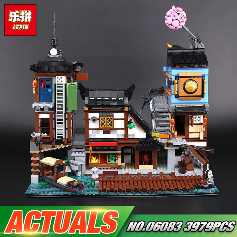 

Lepin 06083 3979Pcs Building Series The 70657 City Docks Set Buidling Blocks Bricks New Kids Toys Collectable Toys Gift Model